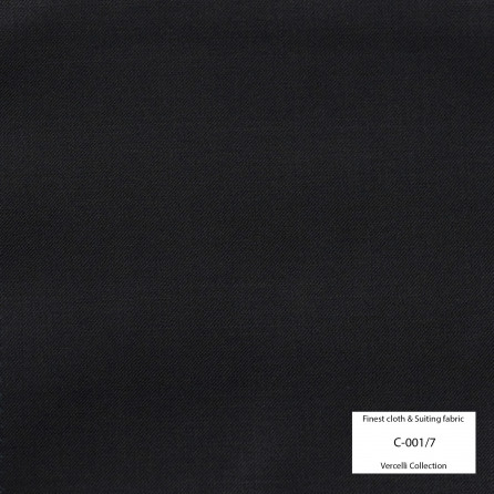 C001/7 Vercelli VIII - 95% Wool - Đen
